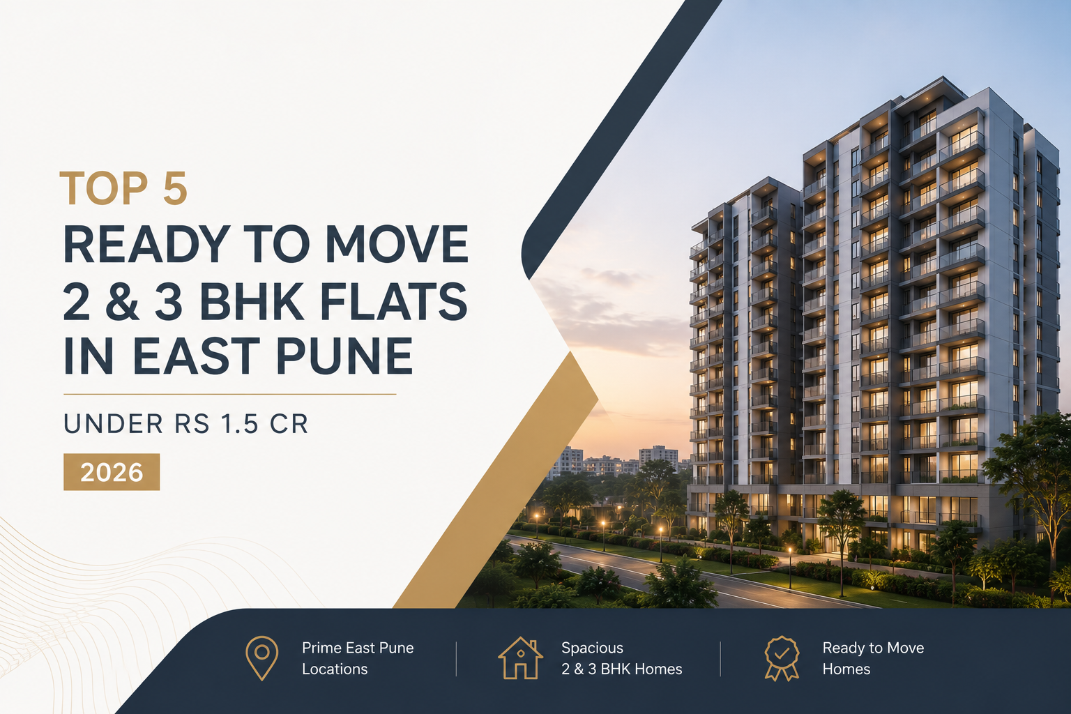 Top 5 ready-to-move flats in Pune