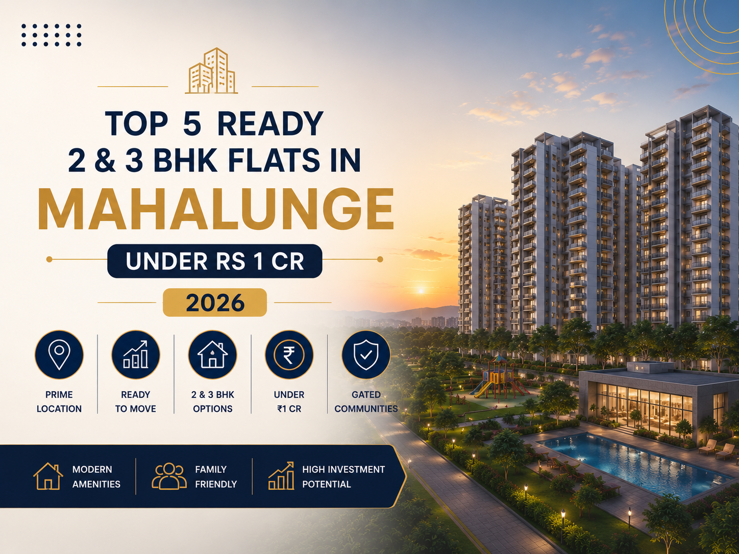 Modern apartments for sale in Mahalunge