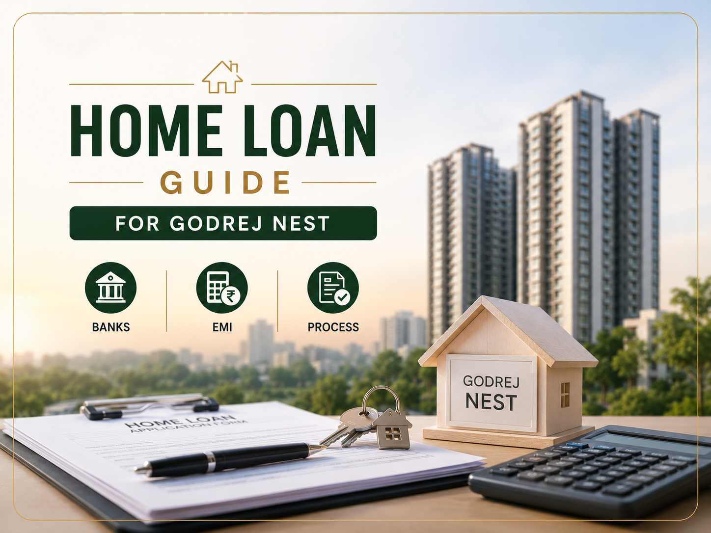 Home Loan Guide for Godrej Nest - Banks, EMI and Process