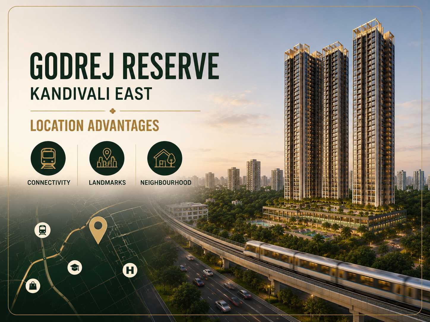 Godrej Reserve Kandivali East Location Advantages