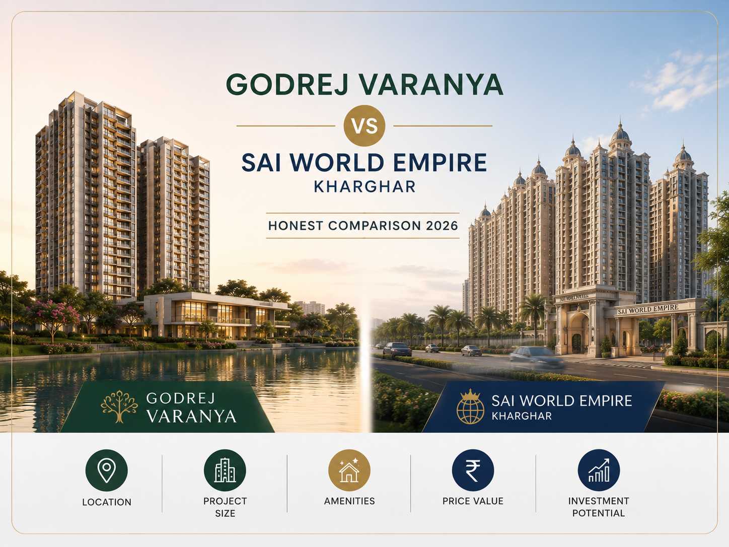 Godrej Varanya vs Sai World Empire Kharghar