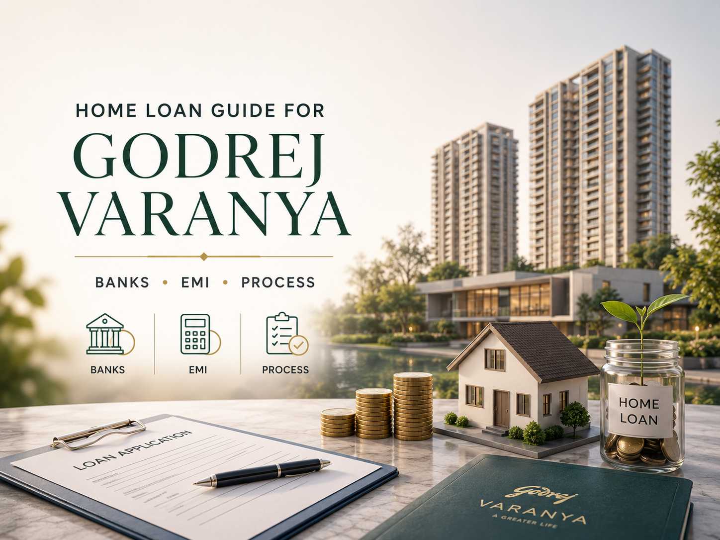 Home Loan Guide for Godrej Varanya - Banks, EMI and Process
