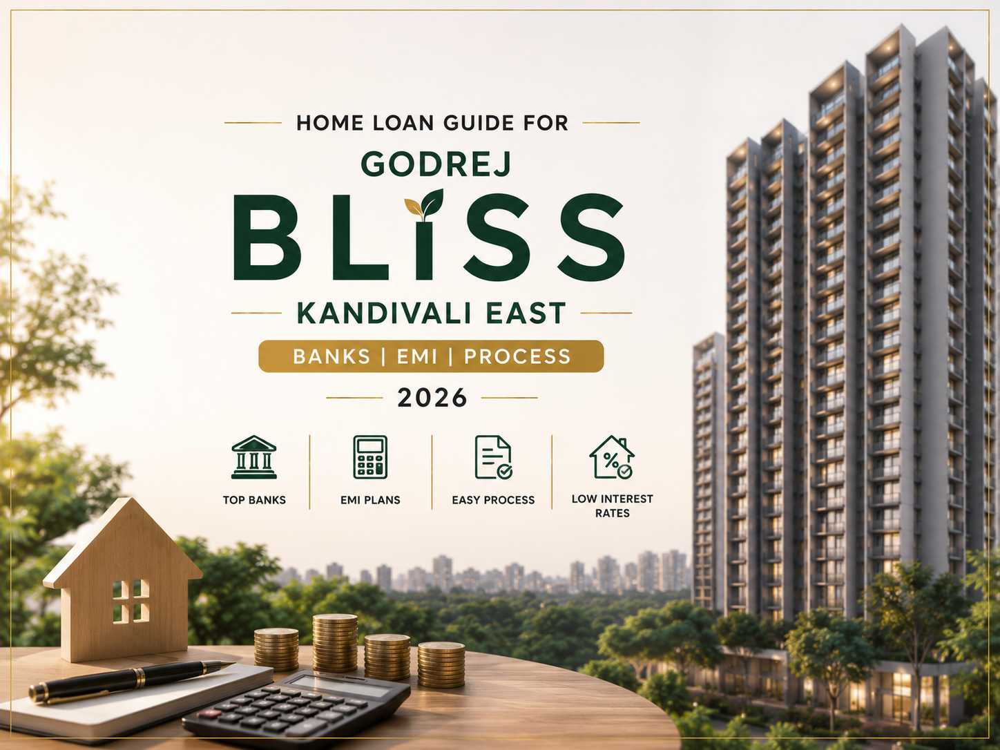 Home Loan Guide for Godrej Bliss Kandivali East – Banks EMI and Process 2026