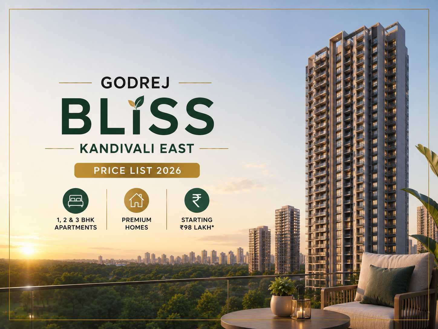 Godrej Bliss Kandivali East Price List 2026