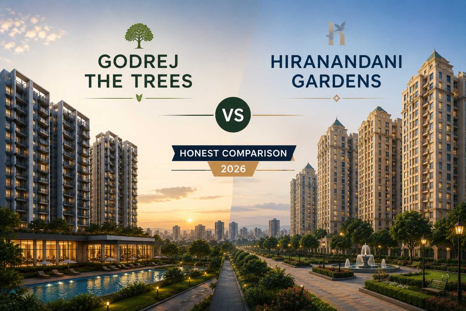 Godrej The Trees vs Hiranandani