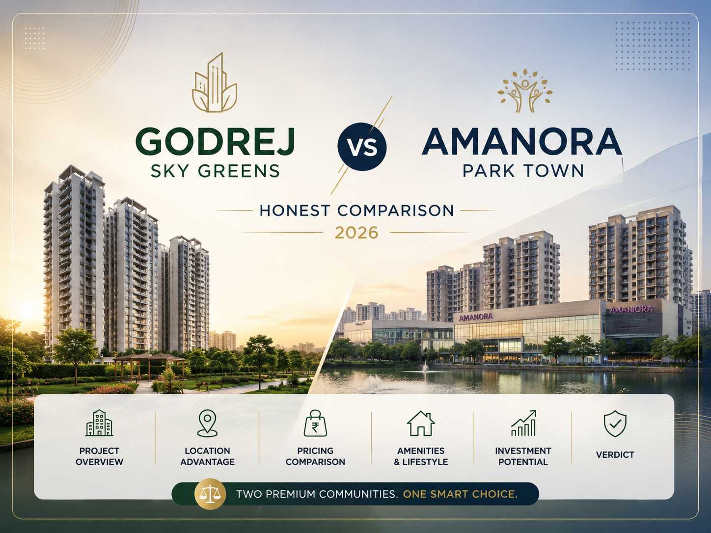 Godrej Sky Greens vs Amanora Park Town