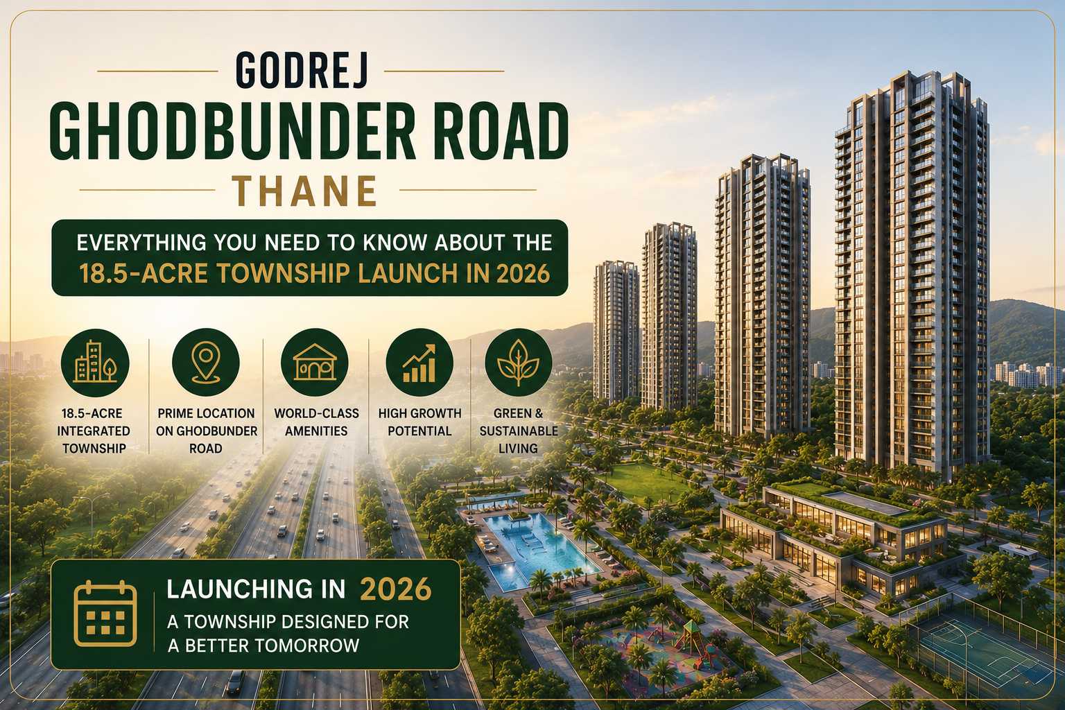Godrej Ghodbunder Road Thane: Everything You Need to Know About the 18.5-Acre Township Launch in 2026