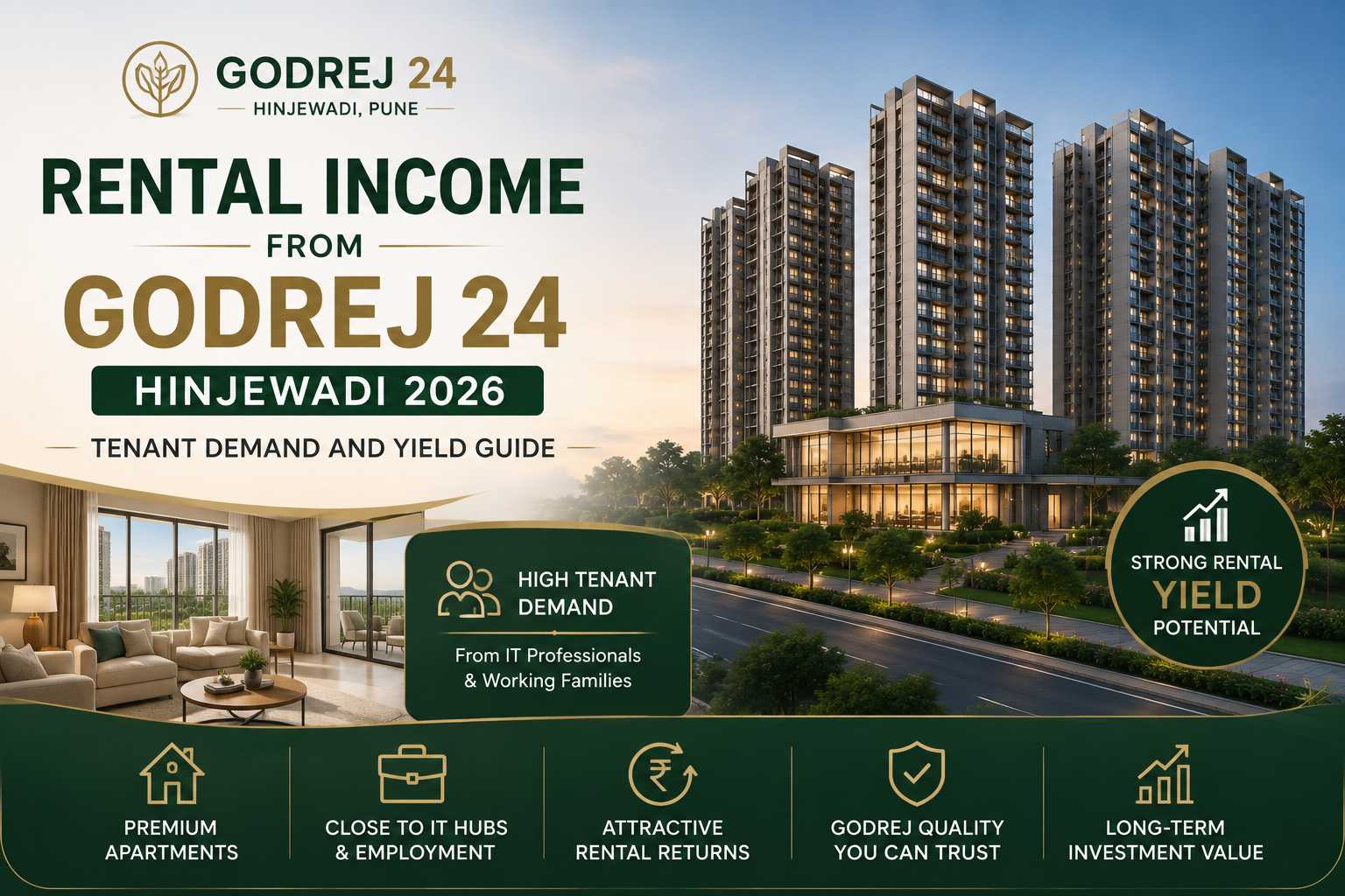Rental Income from Godrej 24 Hinjewadi 2026 — Tenant Demand and Yield Guide