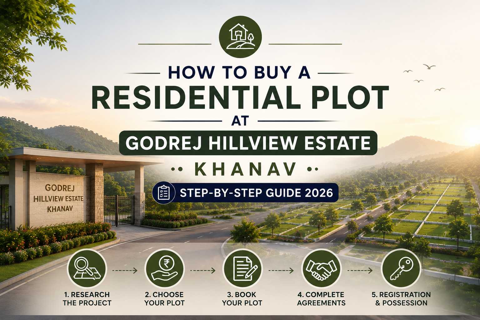 Buy a Residential Plot at Godrej Hillview Estate Khanav
