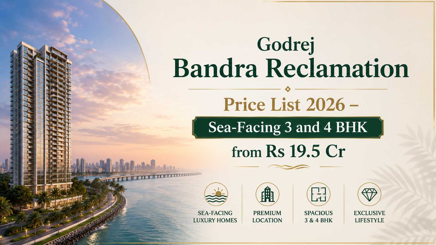 Godrej Bandra Reclamation Price