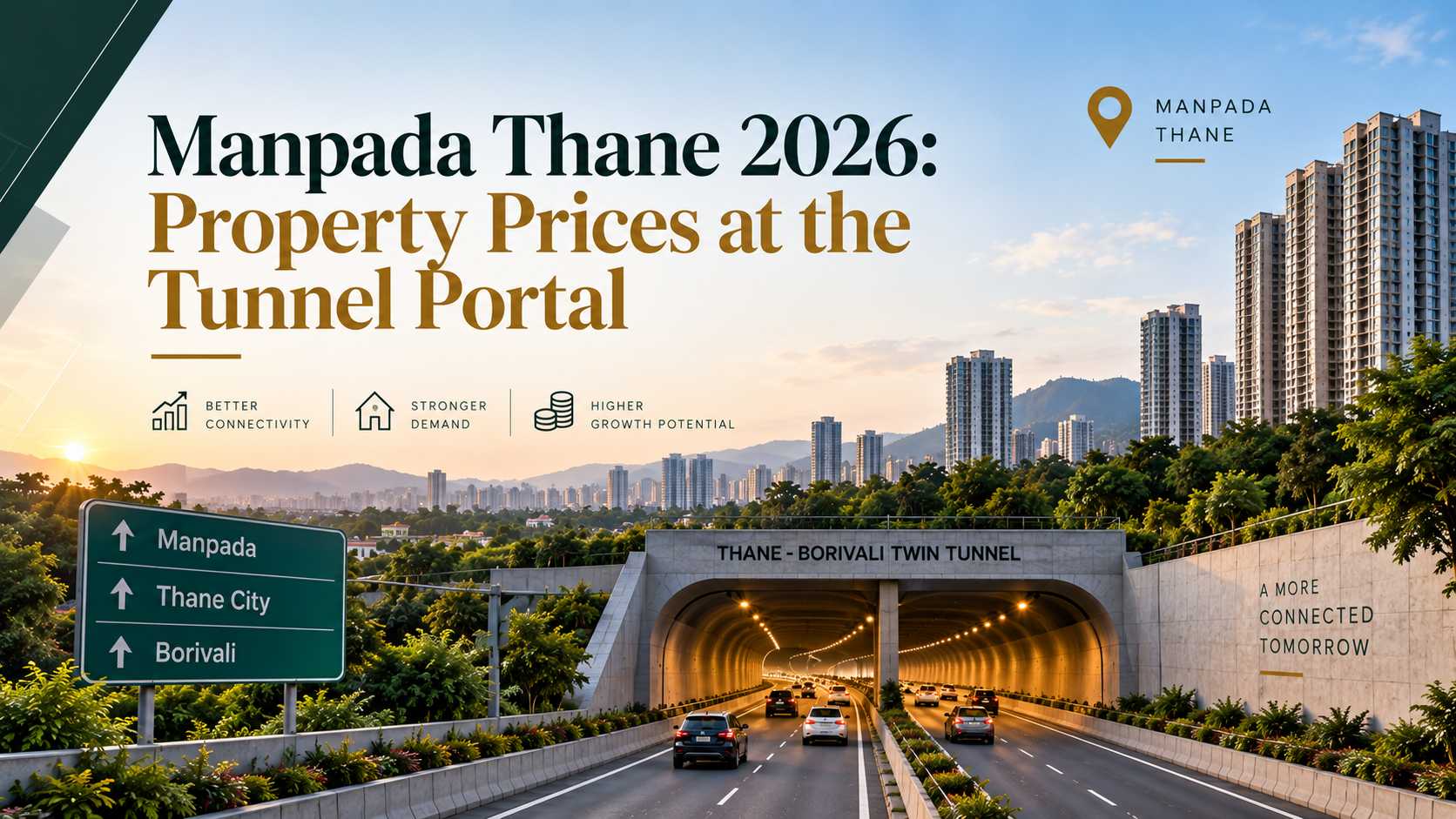 Manpada Thane 2026: Tunnel Portal Growth