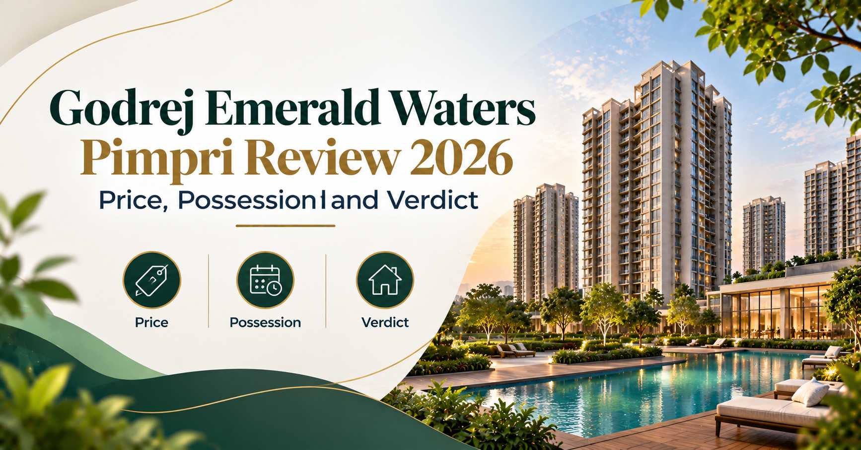Godrej Emerald Waters Pimpri Review 2026 – Price, Possession and Verdict