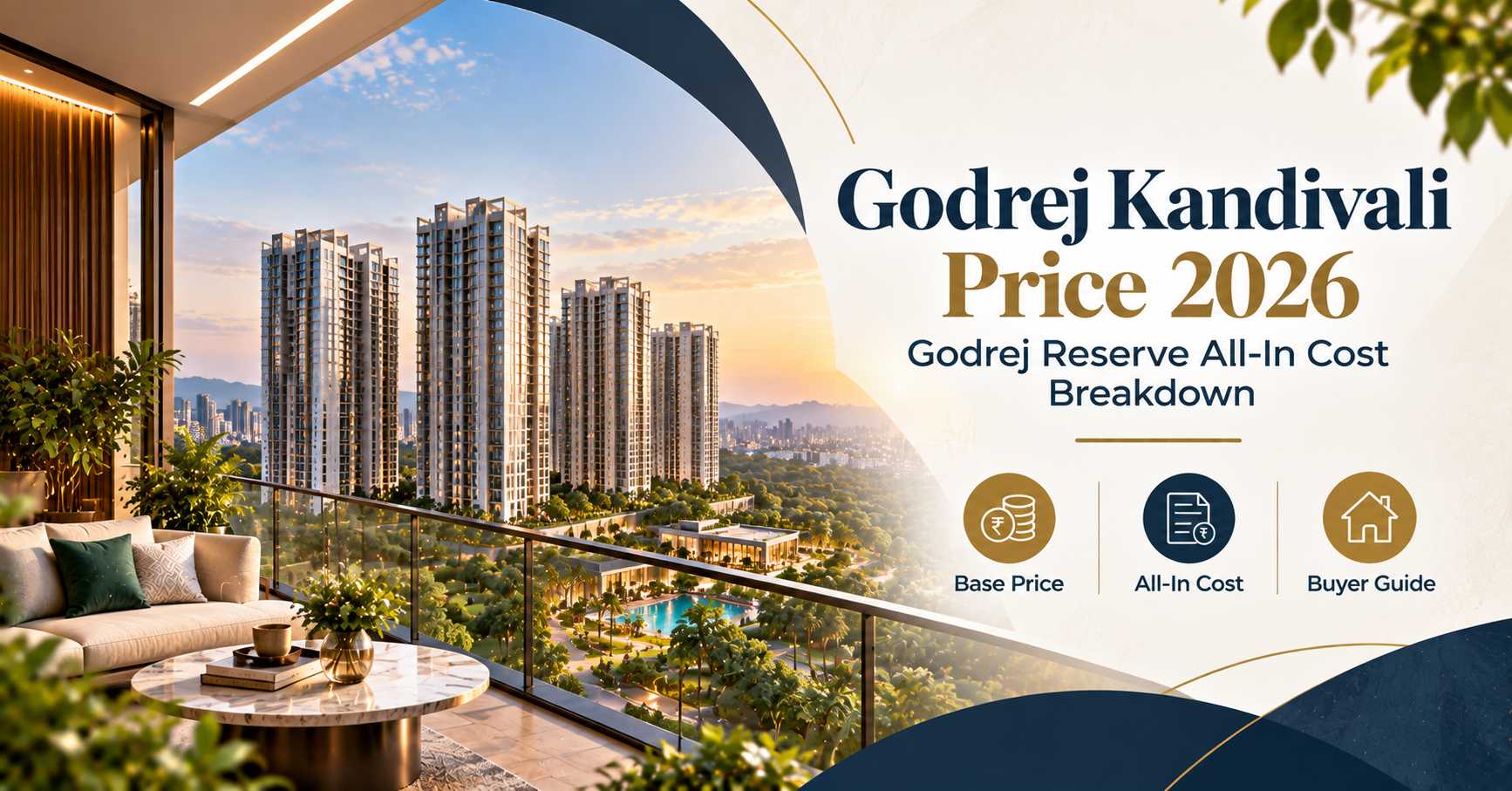 Godrej Kandivali Price 2026 – Godrej Reserve All-In Cost Breakdown